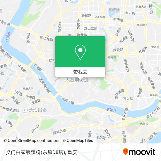义门白家酸辣粉(东原D8店)地图