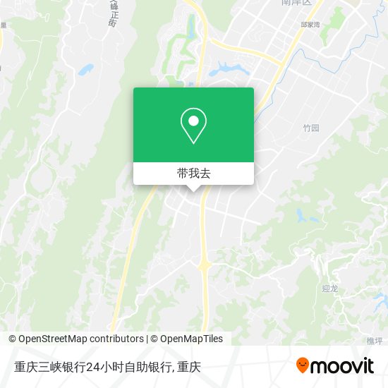 重庆三峡银行24小时自助银行地图
