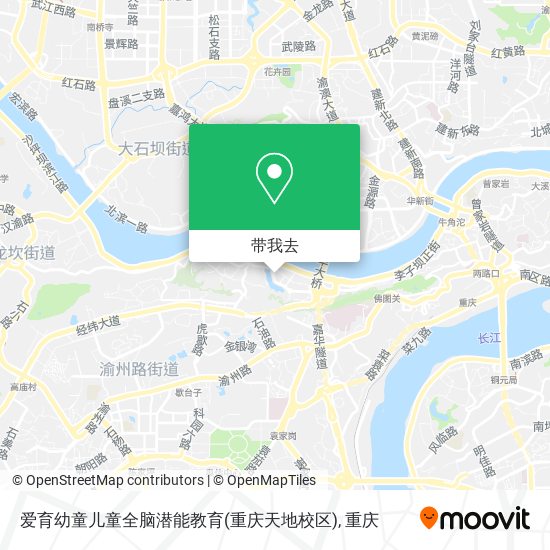 爱育幼童儿童全脑潜能教育(重庆天地校区)地图