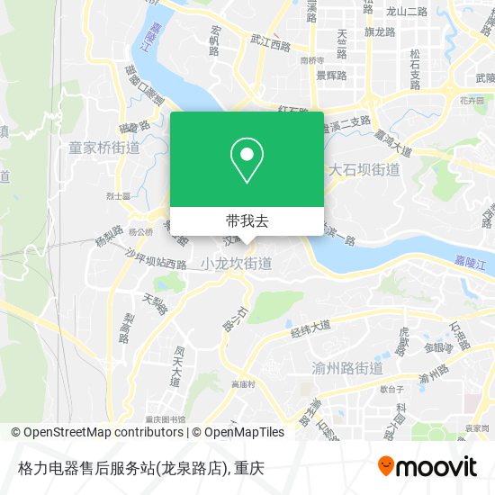格力电器售后服务站(龙泉路店)地图