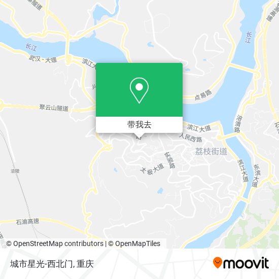 城市星光-西北门地图