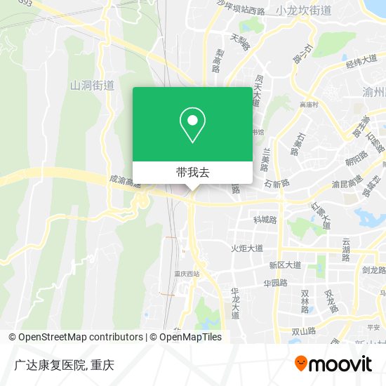 广达康复医院地图