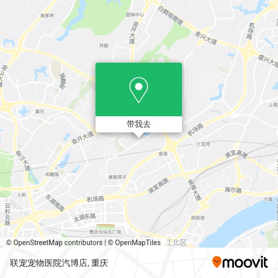 联宠宠物医院汽博店地图