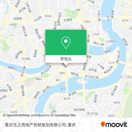 重庆浩义房地产营销策划有限公司地图