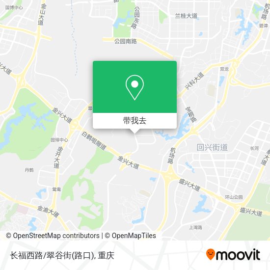 长福西路/翠谷街(路口)地图