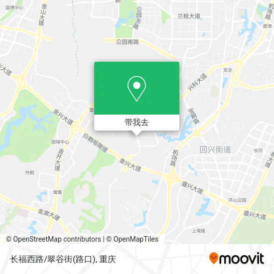 长福西路/翠谷街(路口)地图