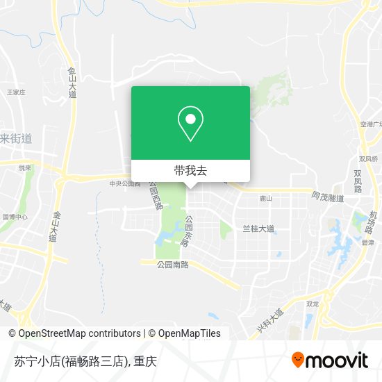 苏宁小店(福畅路三店)地图