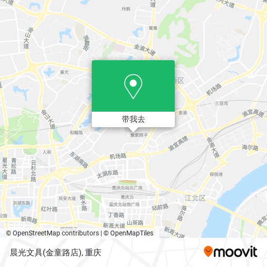 晨光文具(金童路店)地图