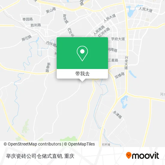 举庆瓷砖公司仓储式直销地图