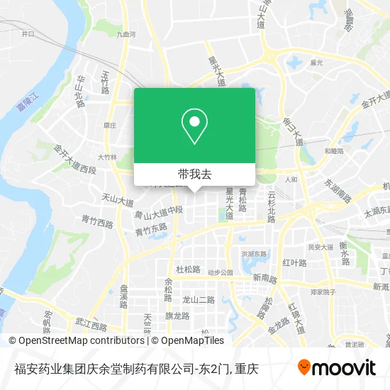福安药业集团庆余堂制药有限公司-东2门地图