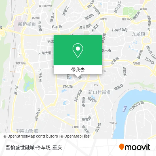 晋愉盛世融城-停车场地图