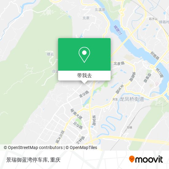 景瑞御蓝湾停车库地图