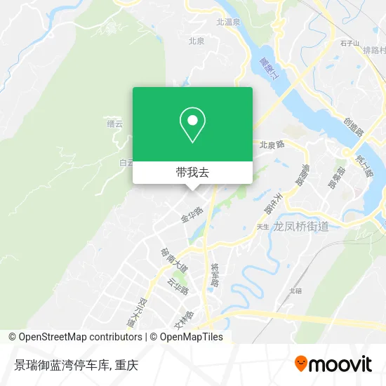 景瑞御蓝湾停车库地图