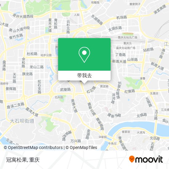冠寓松果地图