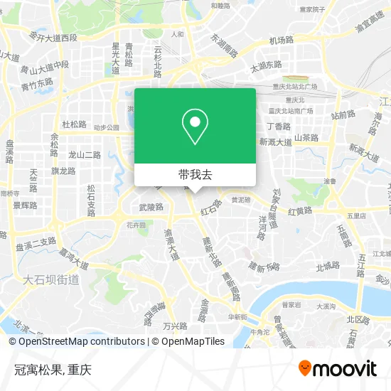 冠寓松果地图