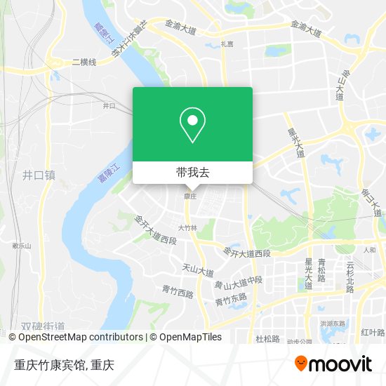 重庆竹康宾馆地图