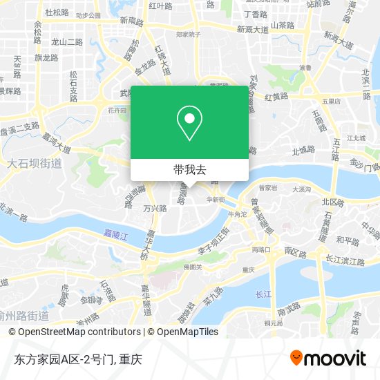 东方家园A区-2号门地图
