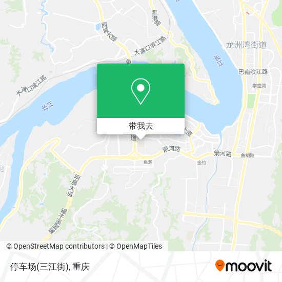 停车场(三江街)地图