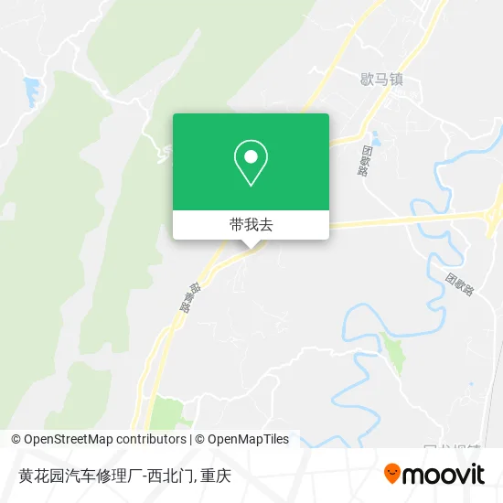 黄花园汽车修理厂-西北门地图