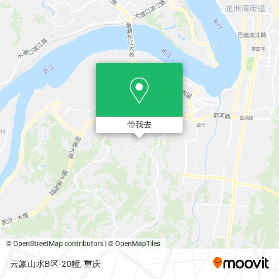 云篆山水B区-20幢地图
