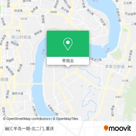 融汇半岛一期-北二门地图