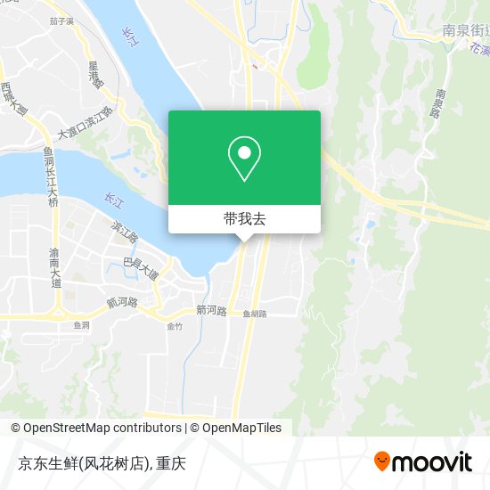 京东生鲜(风花树店)地图