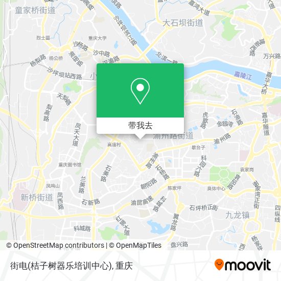 街电(桔子树器乐培训中心)地图