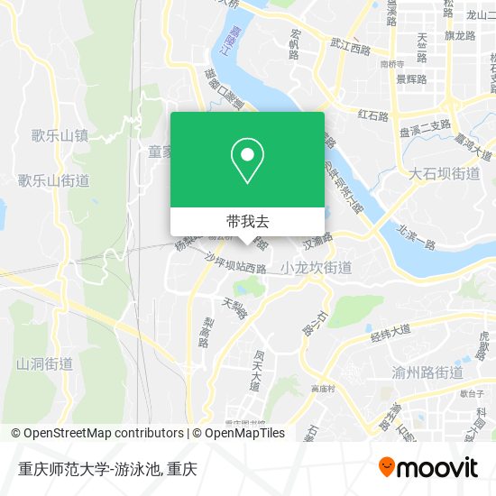 重庆师范大学-游泳池地图
