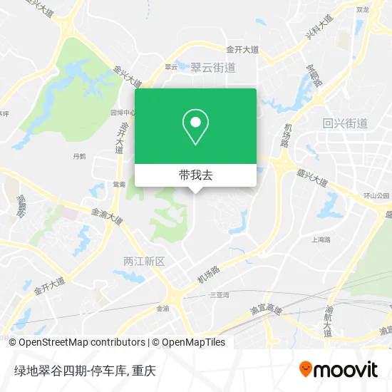 绿地翠谷四期-停车库地图