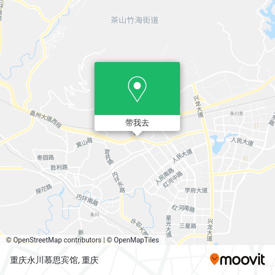 重庆永川慕思宾馆地图
