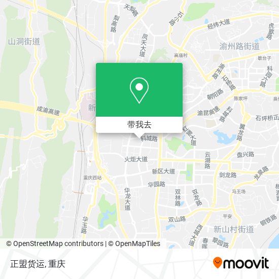 正盟货运地图
