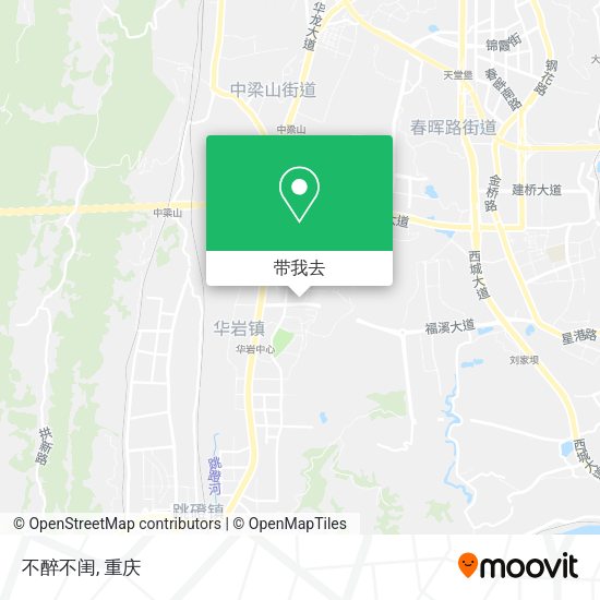 不醉不闺地图