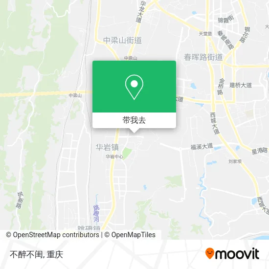 不醉不闺地图