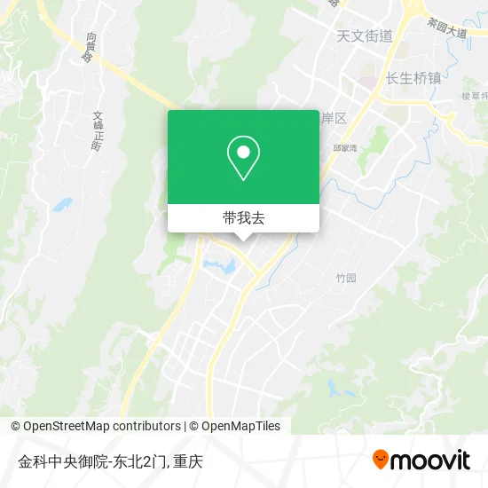 金科中央御院-东北2门地图