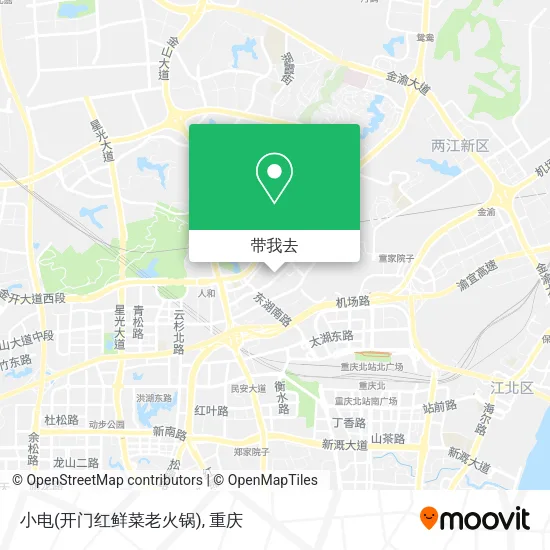 小电(开门红鲜菜老火锅)地图