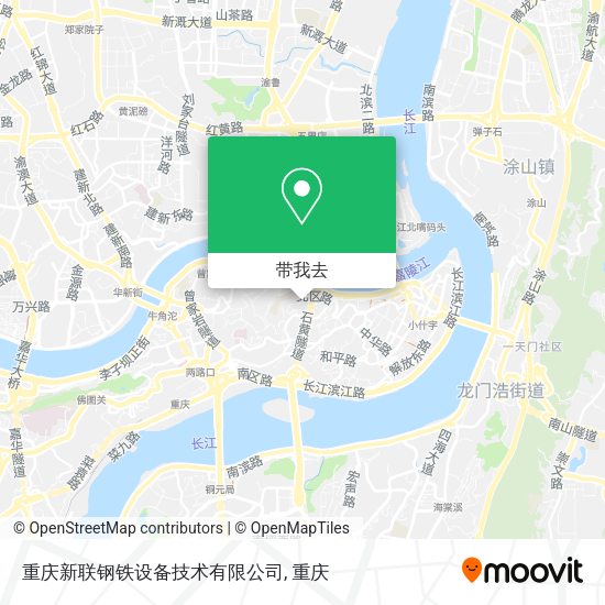 重庆新联钢铁设备技术有限公司地图