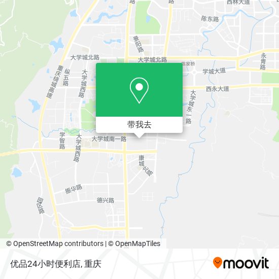 优品24小时便利店地图