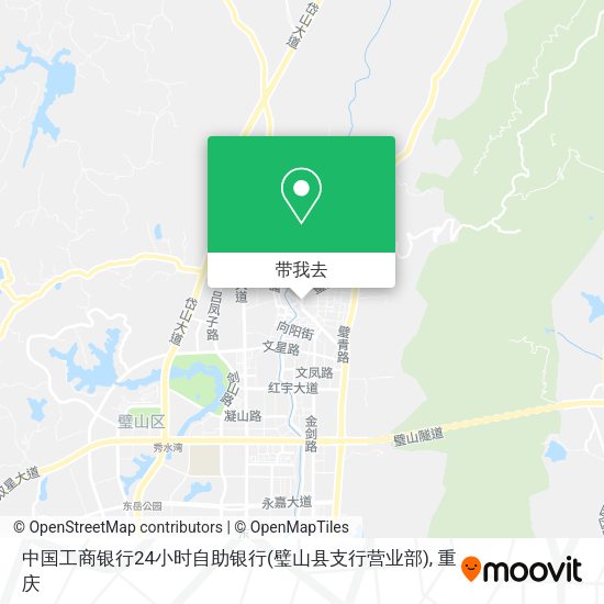 中国工商银行24小时自助银行(璧山县支行营业部)地图