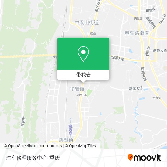 汽车修理服务中心地图