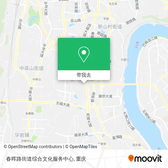春晖路街道综合文化服务中心地图