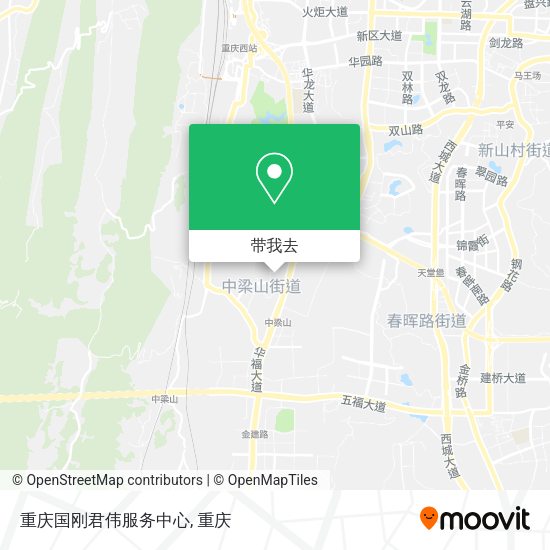 重庆国刚君伟服务中心地图