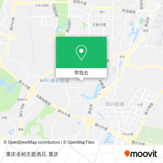 重庆圣柏主题酒店地图