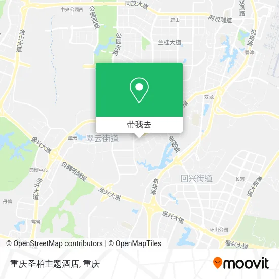 重庆圣柏主题酒店地图