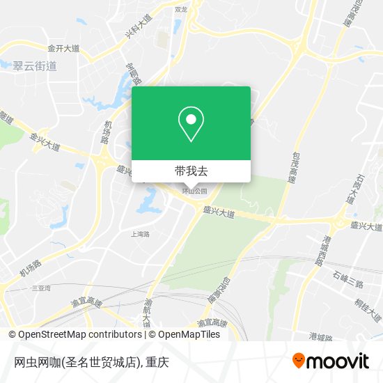 网虫网咖(圣名世贸城店)地图
