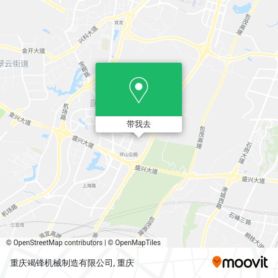 重庆竭锋机械制造有限公司地图