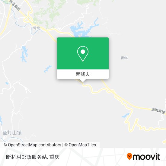 断桥村邮政服务站地图