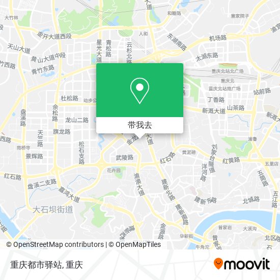 重庆都市驿站地图