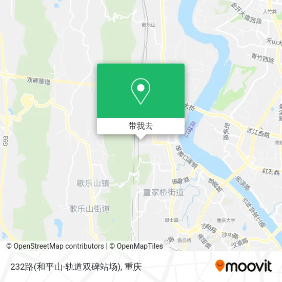 232路(和平山-轨道双碑站场)地图