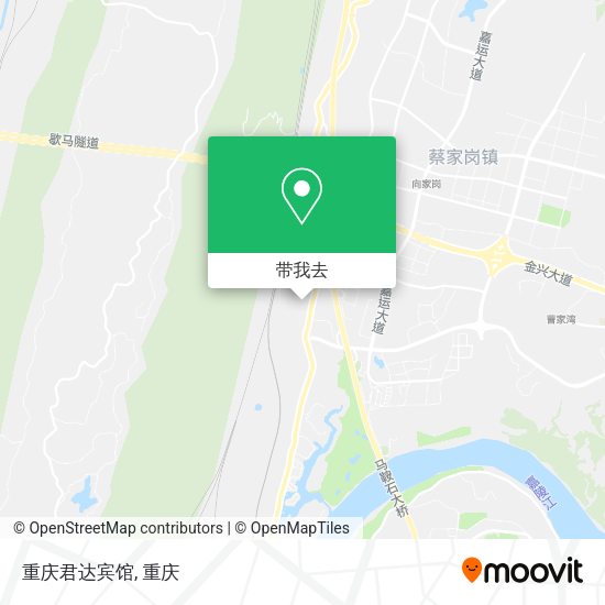 重庆君达宾馆地图