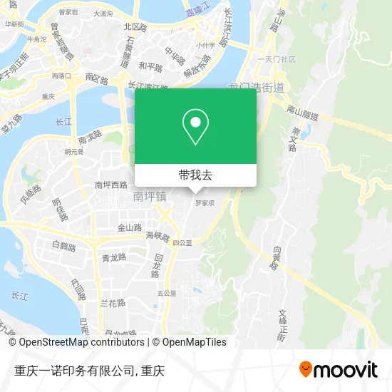 重庆一诺印务有限公司地图